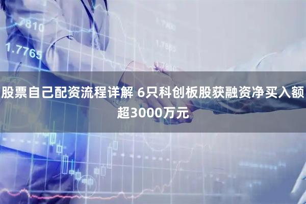 股票自己配资流程详解 6只科创板股获融资净买入额超3000万元